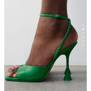 Viral Zara Green Heels-Sexy and effortless!